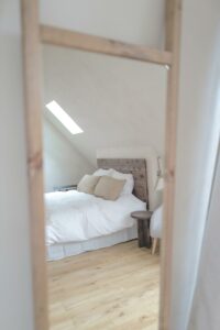 Chambre 6 du Château du Bost, dans le Beaujolais près de Lyon.