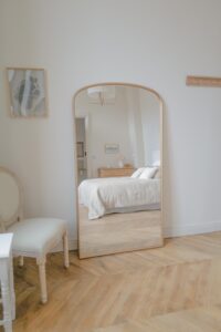 Chambre 5 du Château du Bost, proche de Lyon. Cette chambre est aux normes PMR.