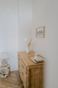 Chambre 5 du Château du Bost, proche de Lyon. Cette chambre est aux normes PMR.